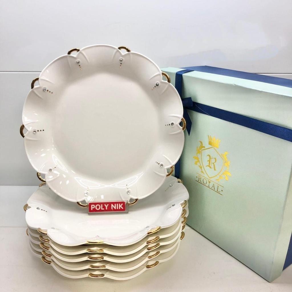 Тарелка ROYAL CROWN Uk10 26 см 6 шт