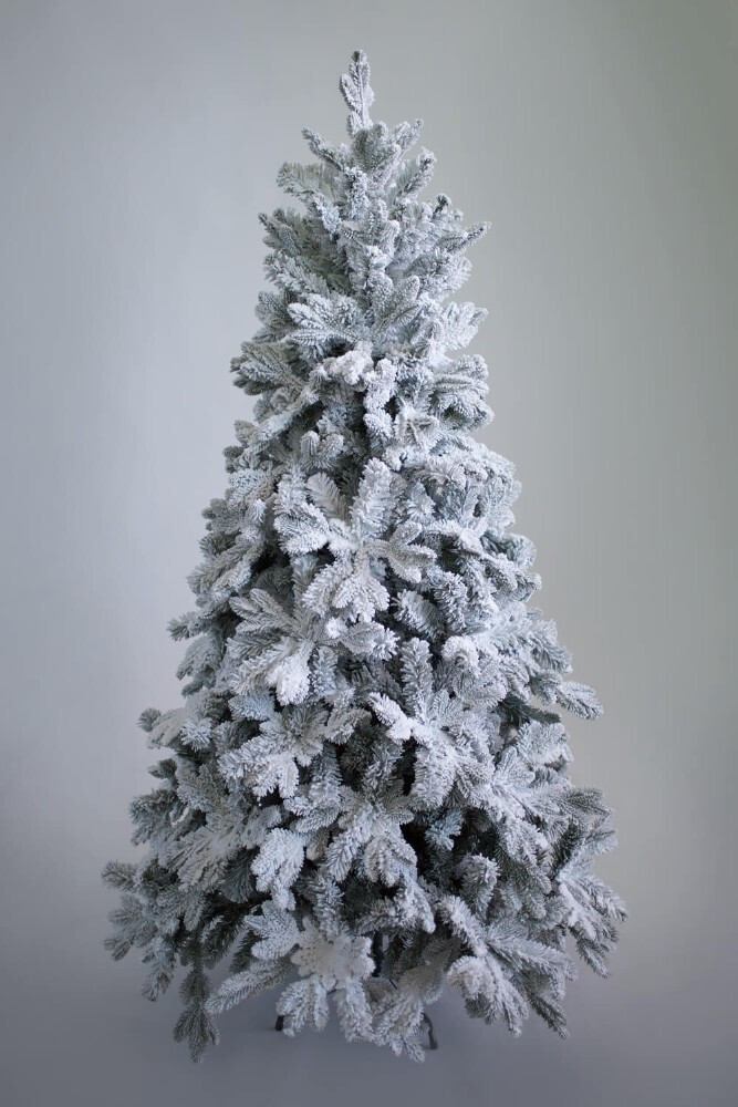 Новогодняя елка Green Trees Заснеженная Барокко 210 см