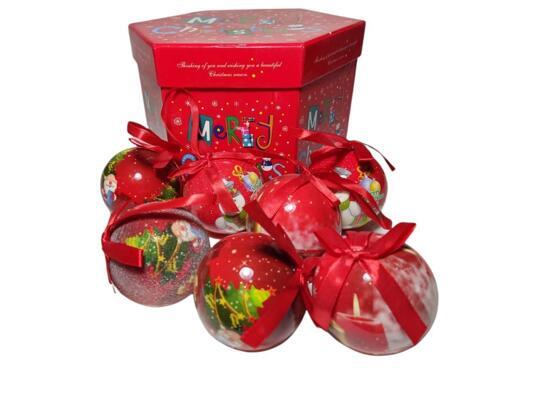 Шарики папье-маше "Елки-Иголки" 14 шт